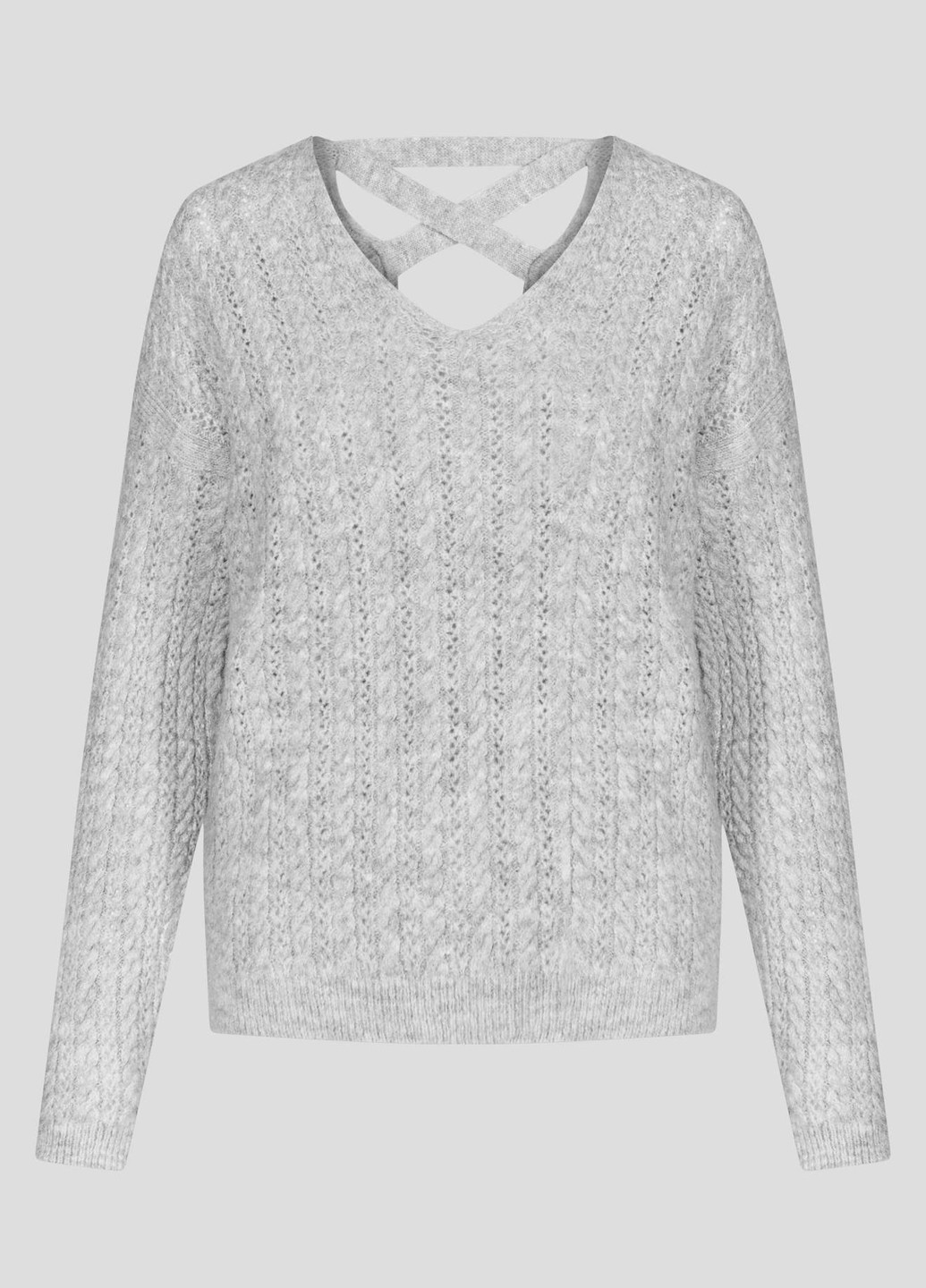 Світло-сірий демісезонний пуловер пуловер Orsay