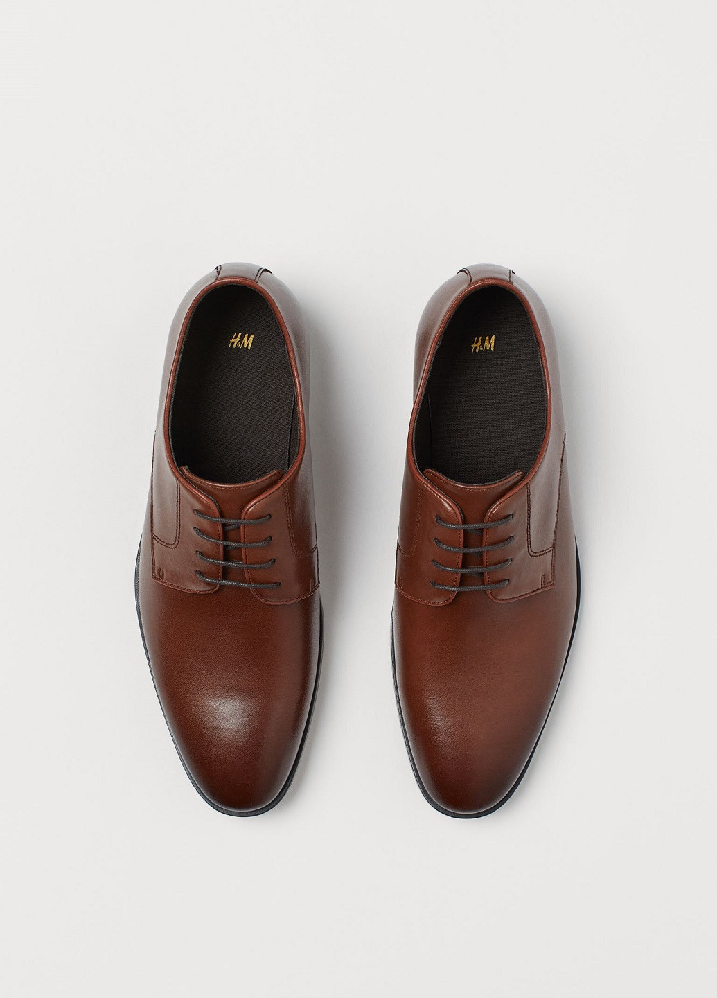 Темно-коричневые классические туфли H&M