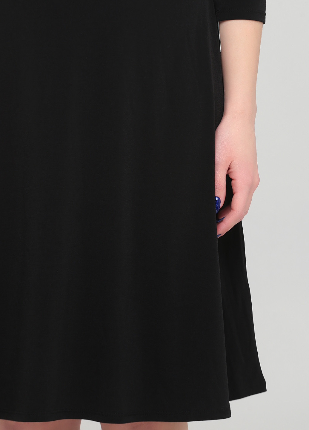 Черное кэжуал платье на запах LuLaRoe однотонное