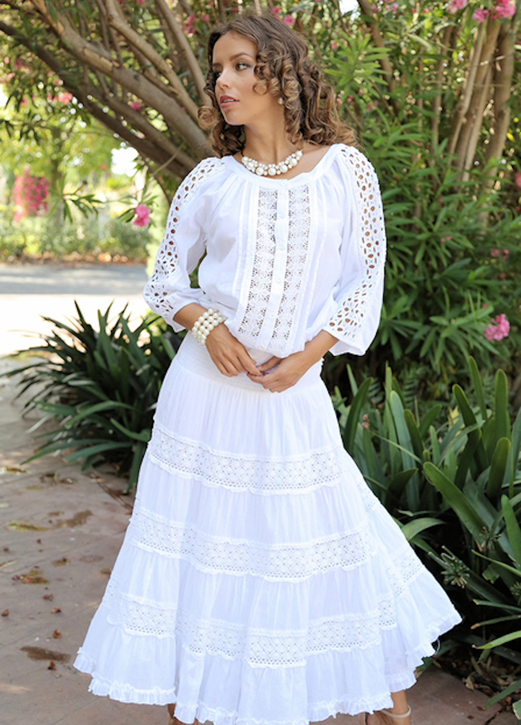 Белая блуза Fresh cotton