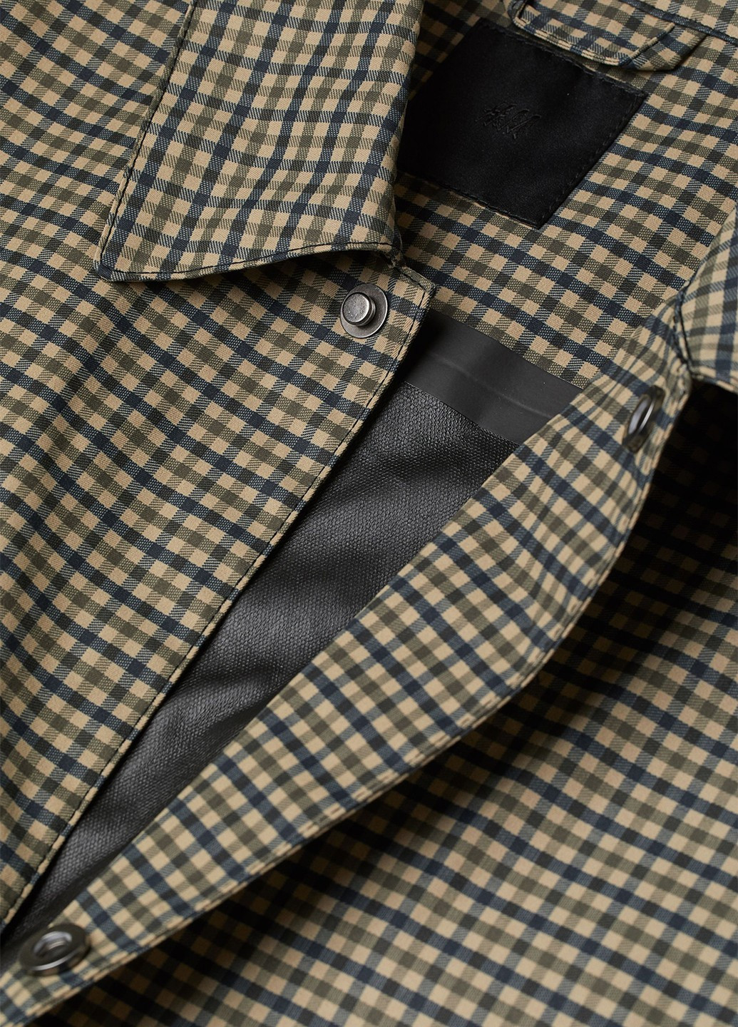 Сіро-бежеве демісезонне Пальто однобортне H&M