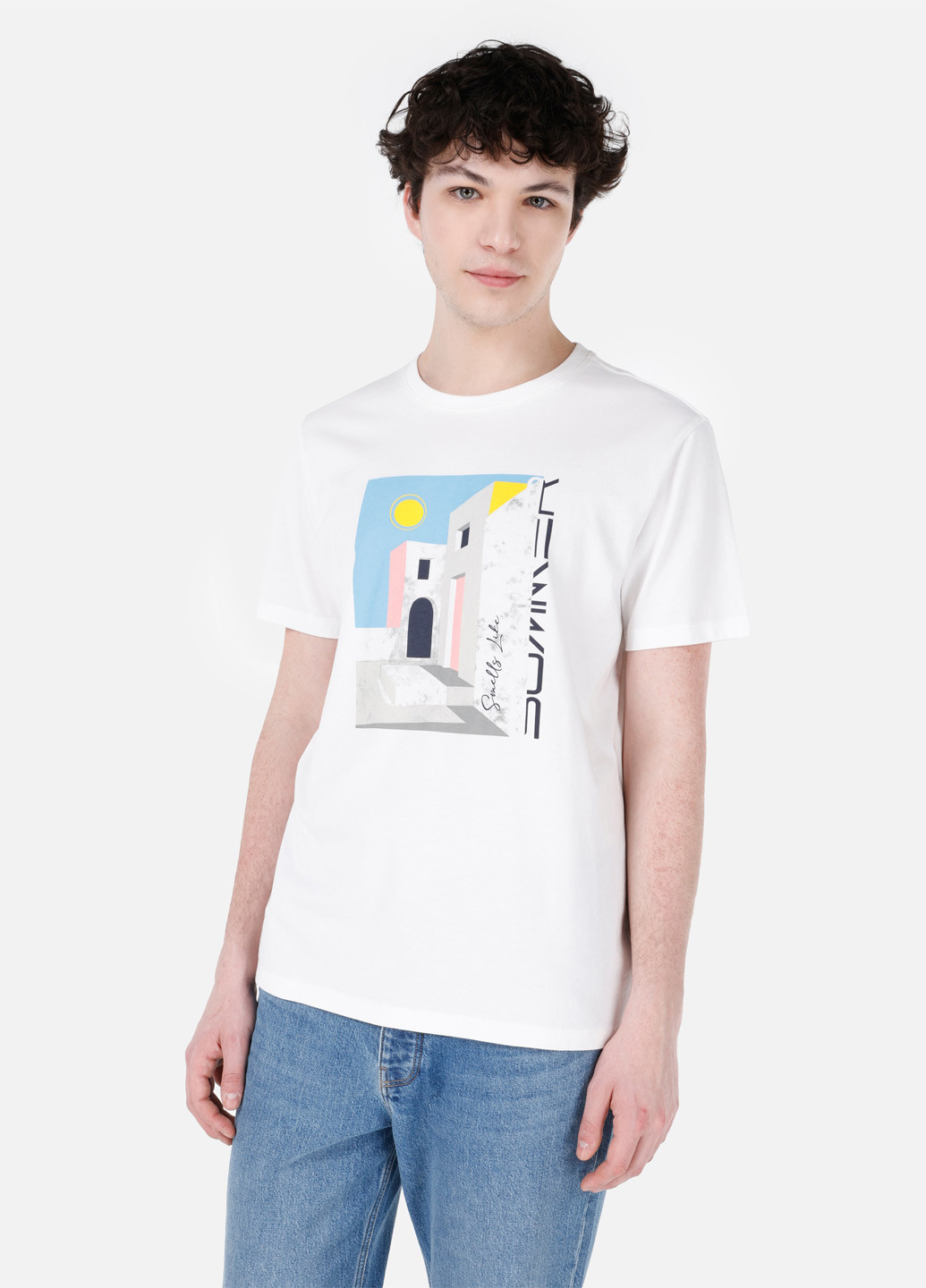 Белая футболка Colin's