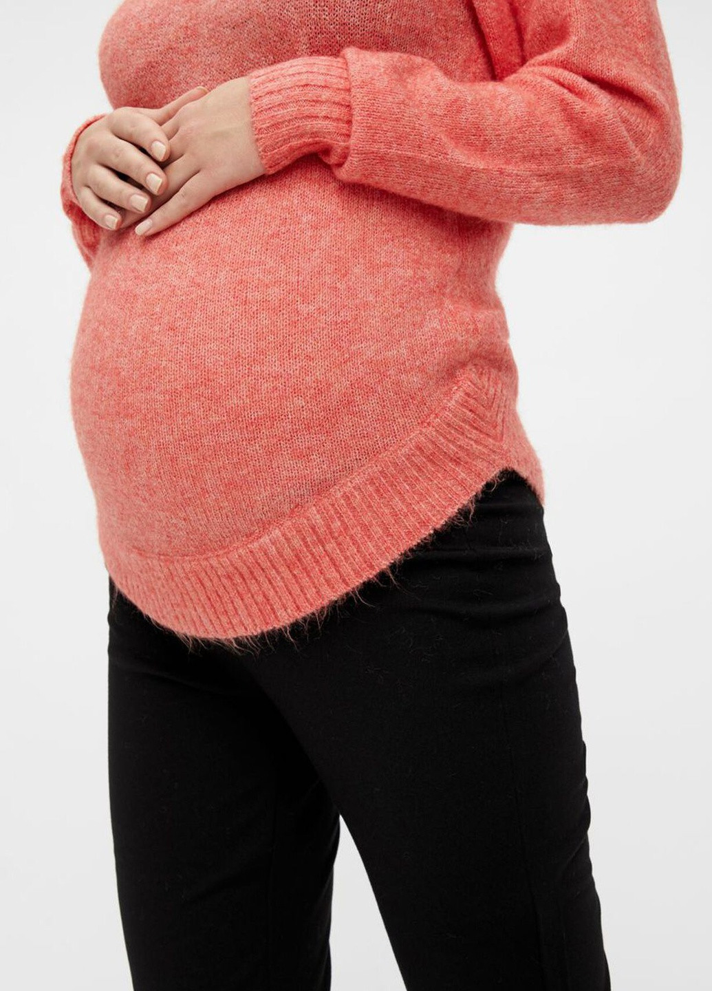 Розовый свитер для беременных Mama Licious