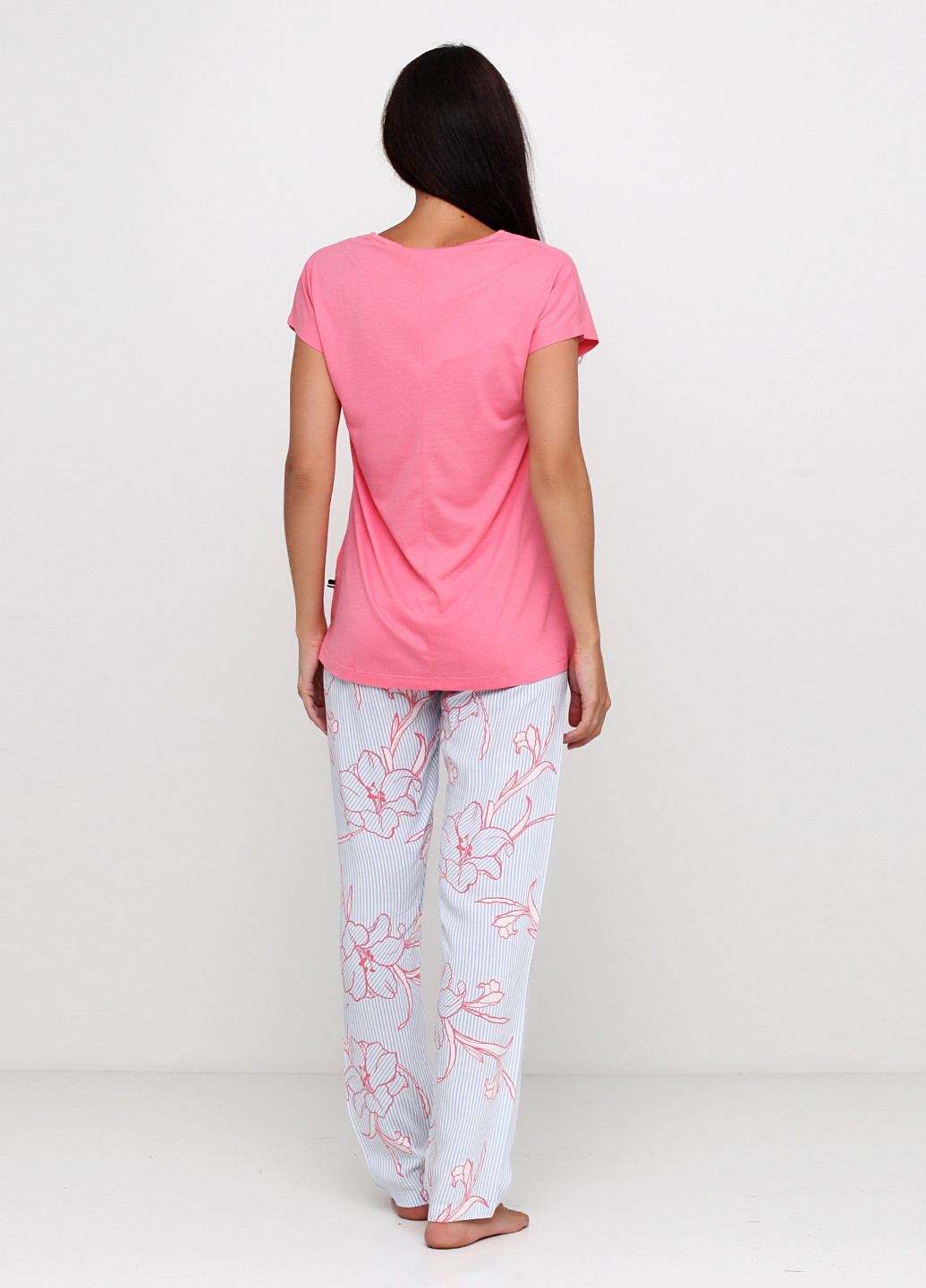 Розовый демисезонный комплект (футболка, брюки) U.S. Polo Assn.
