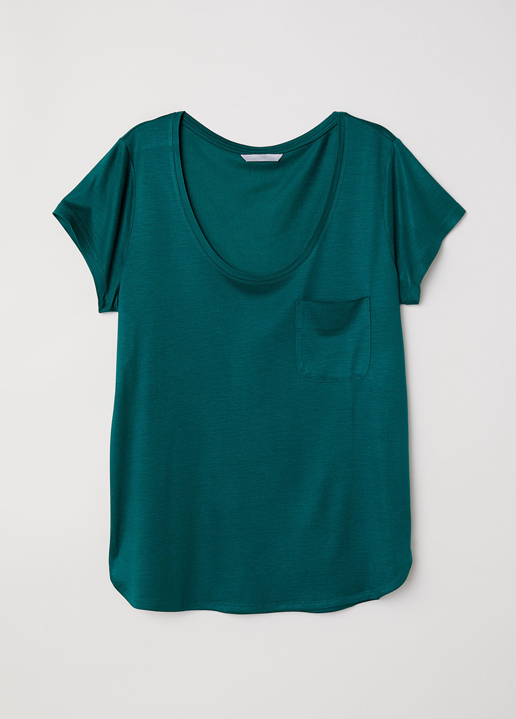 Зелена літня футболка H&M