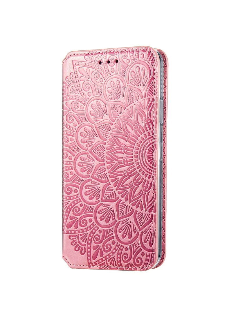 Шкіряний чохол книжка Mandala (PU) для Huawei P Smart (2021) / Y7a Рожевий (is_00000041391_2) Getman (250500170)