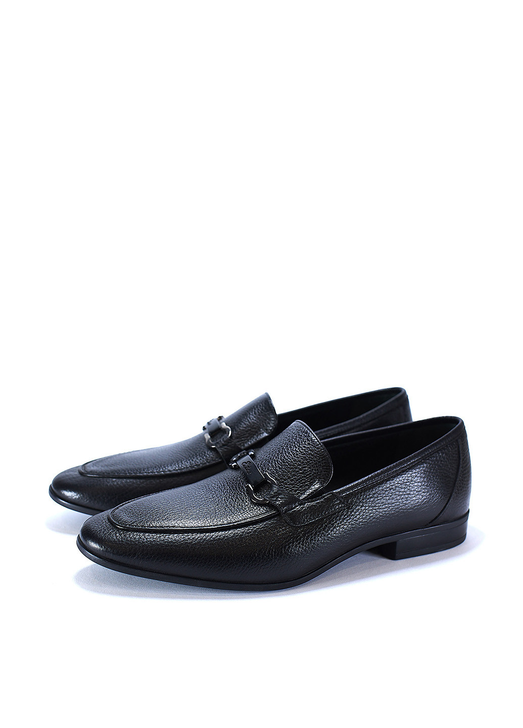Черные классические туфли Etor без шнурков