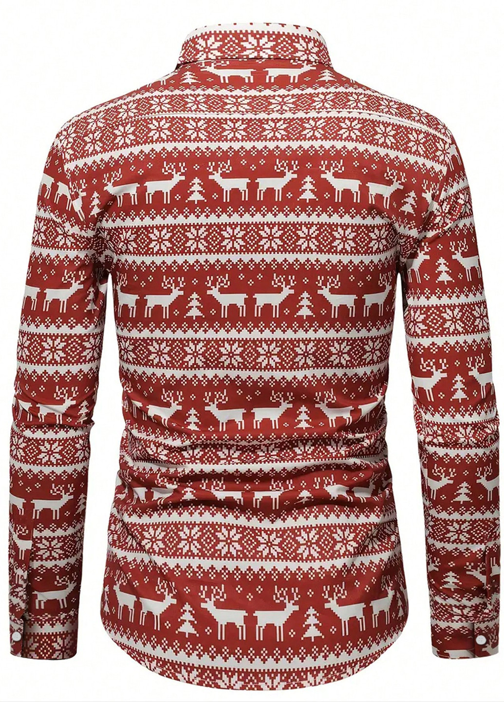 Цветная кэжуал рубашка новогодний SHEIN