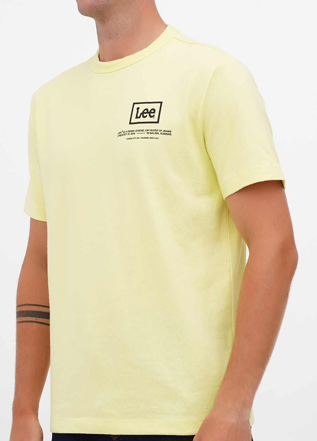 Светло-желтая футболка H&M