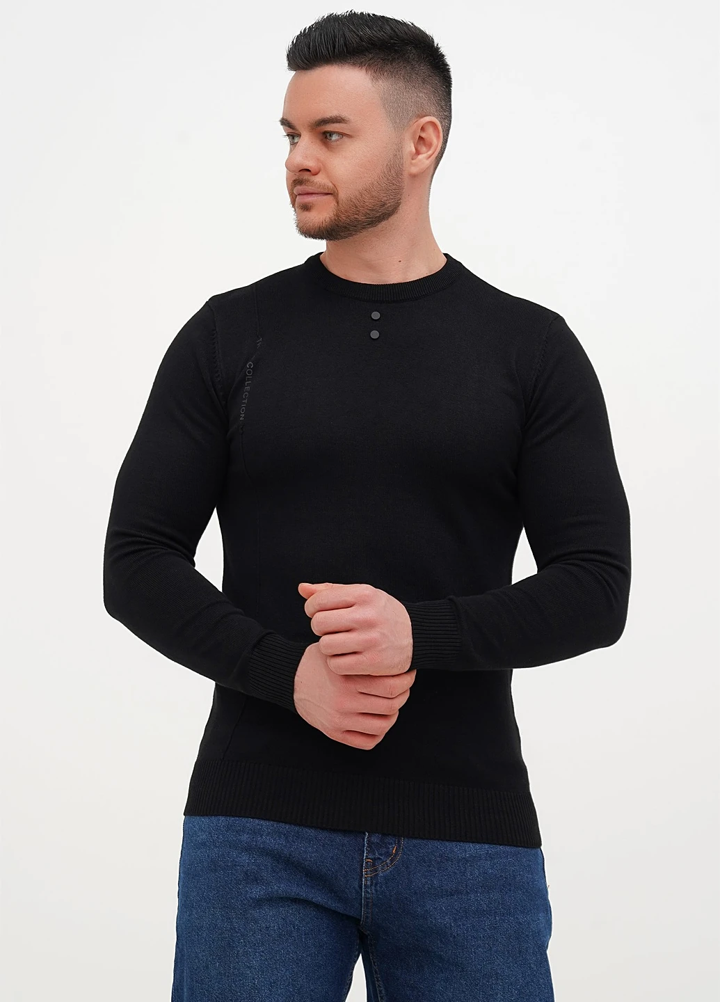 Черный демисезонный джемпер джемпер Trend Collection