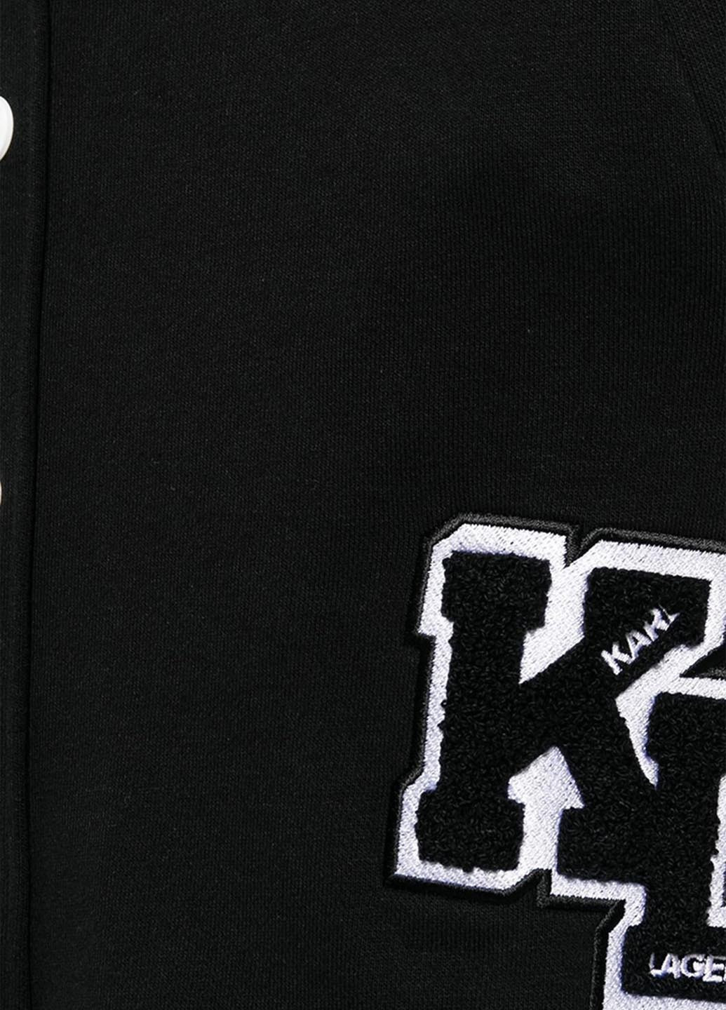 Черно-белая кэжуал колор блок юбка Karl Lagerfeld