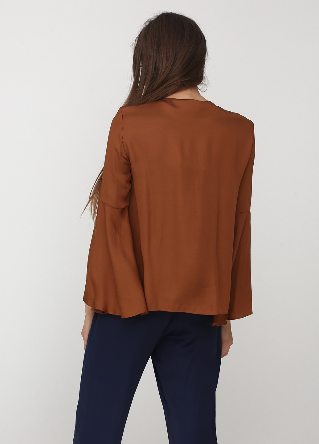 Світло-коричнева блуза Uterque