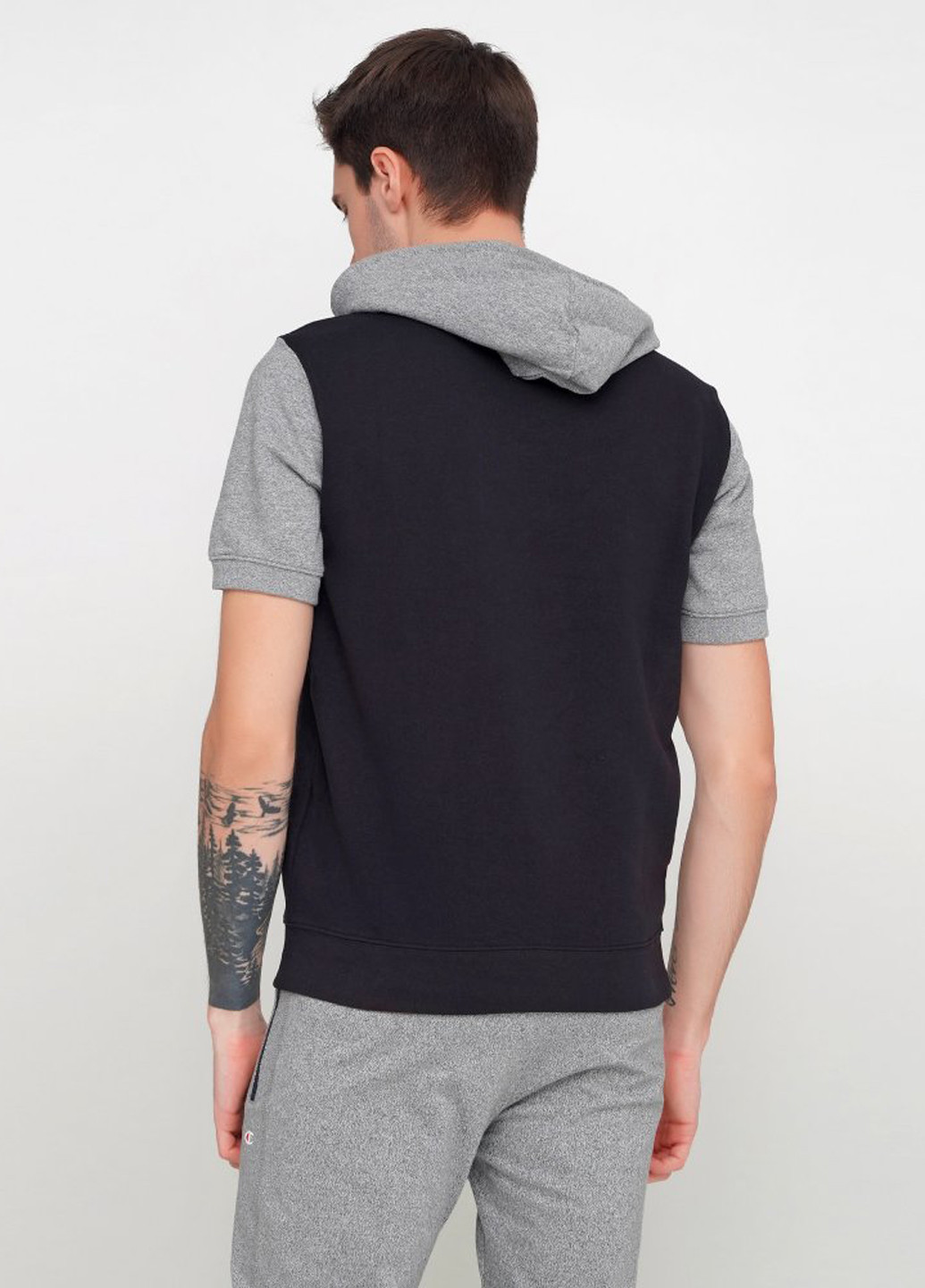 Худи Champion hooded short sleeves sweatshirt (184153351)