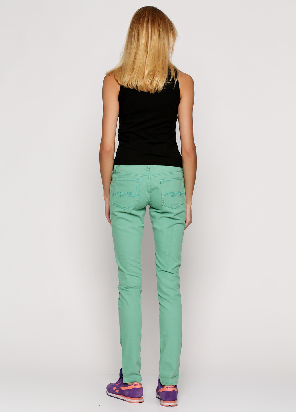 Зеленые кэжуал демисезонные брюки Billabong