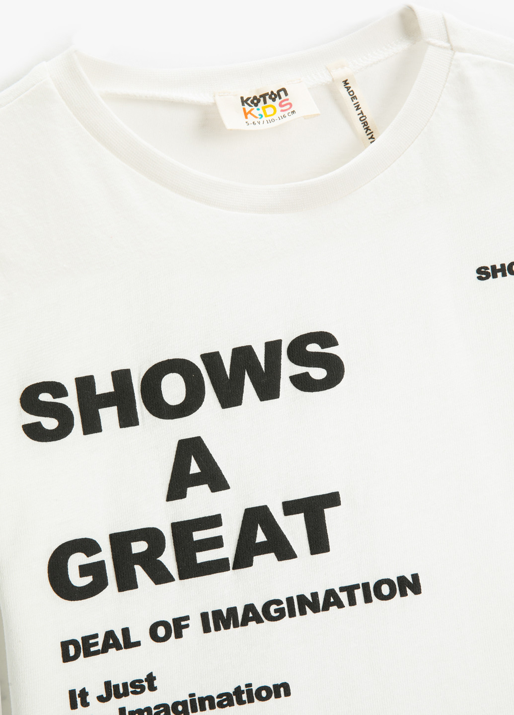 Біла літня футболка KOTON