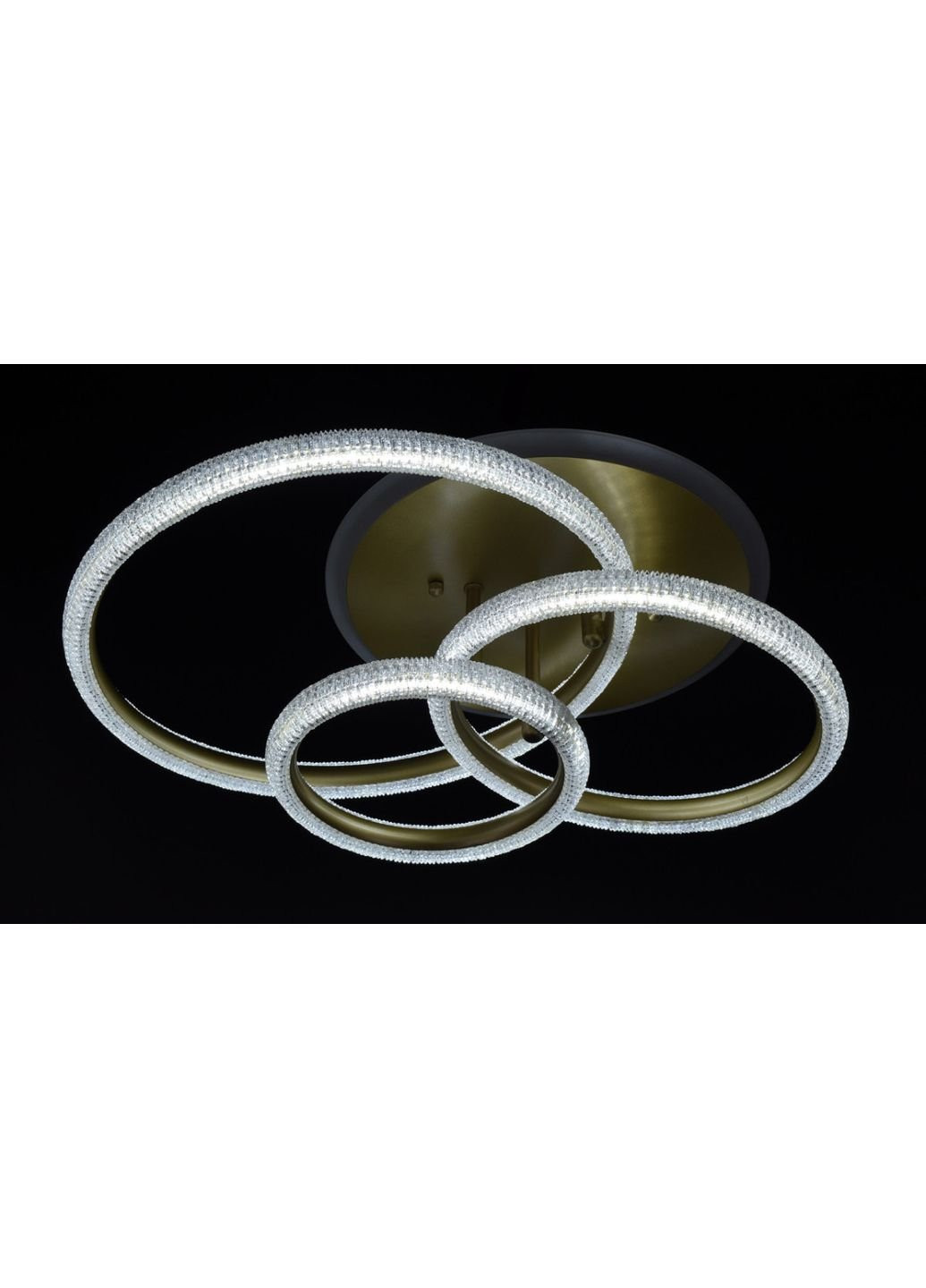 Люстра стельова LED A77065/3B-RGB-sg Золото 16х37х50 см. Sunnysky (253630054)