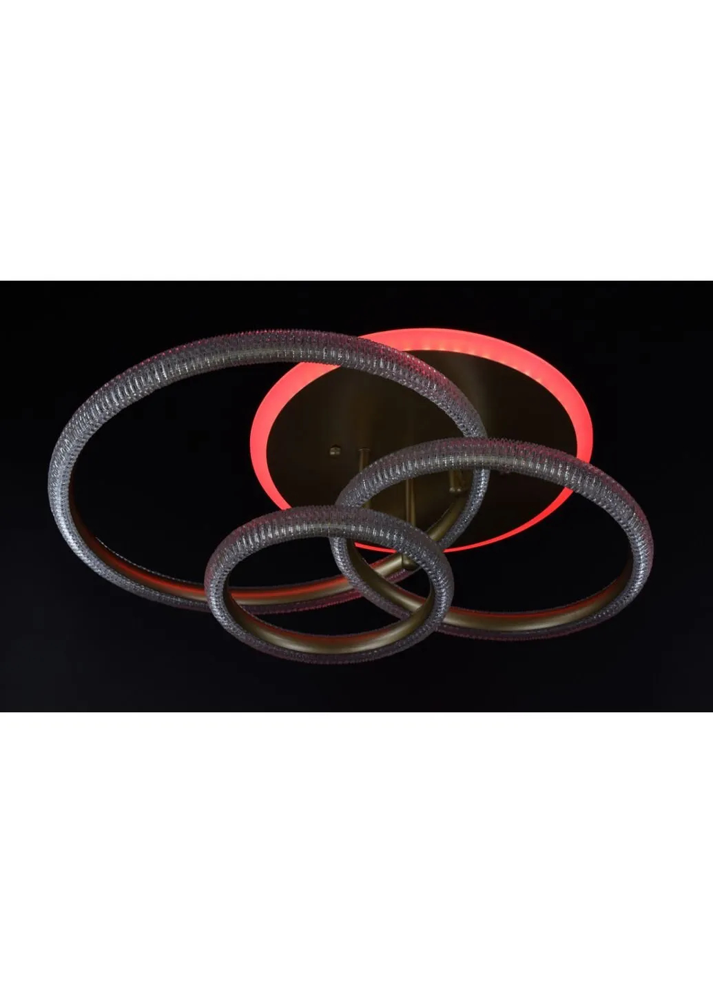 Люстра стельова LED A77065/3B-RGB-sg Золото 16х37х50 см. Sunnysky (253630054)