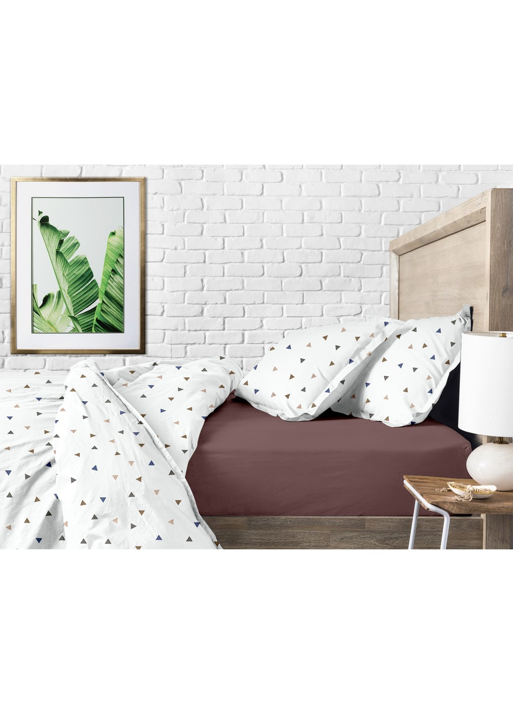 Комплект подросткового постельного белья на резинке Delta Color Chocolate 160x220 см (4822052080962) Cosas (251850299)