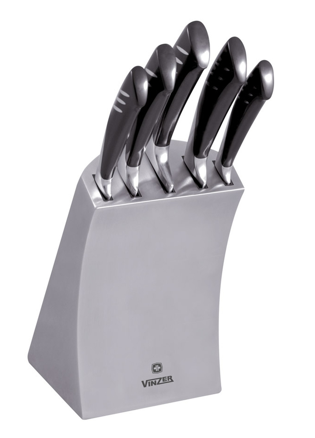 Набір ножів Tsunami 6 пр. (50125) Vinzer сірий, високовуглецева сталь