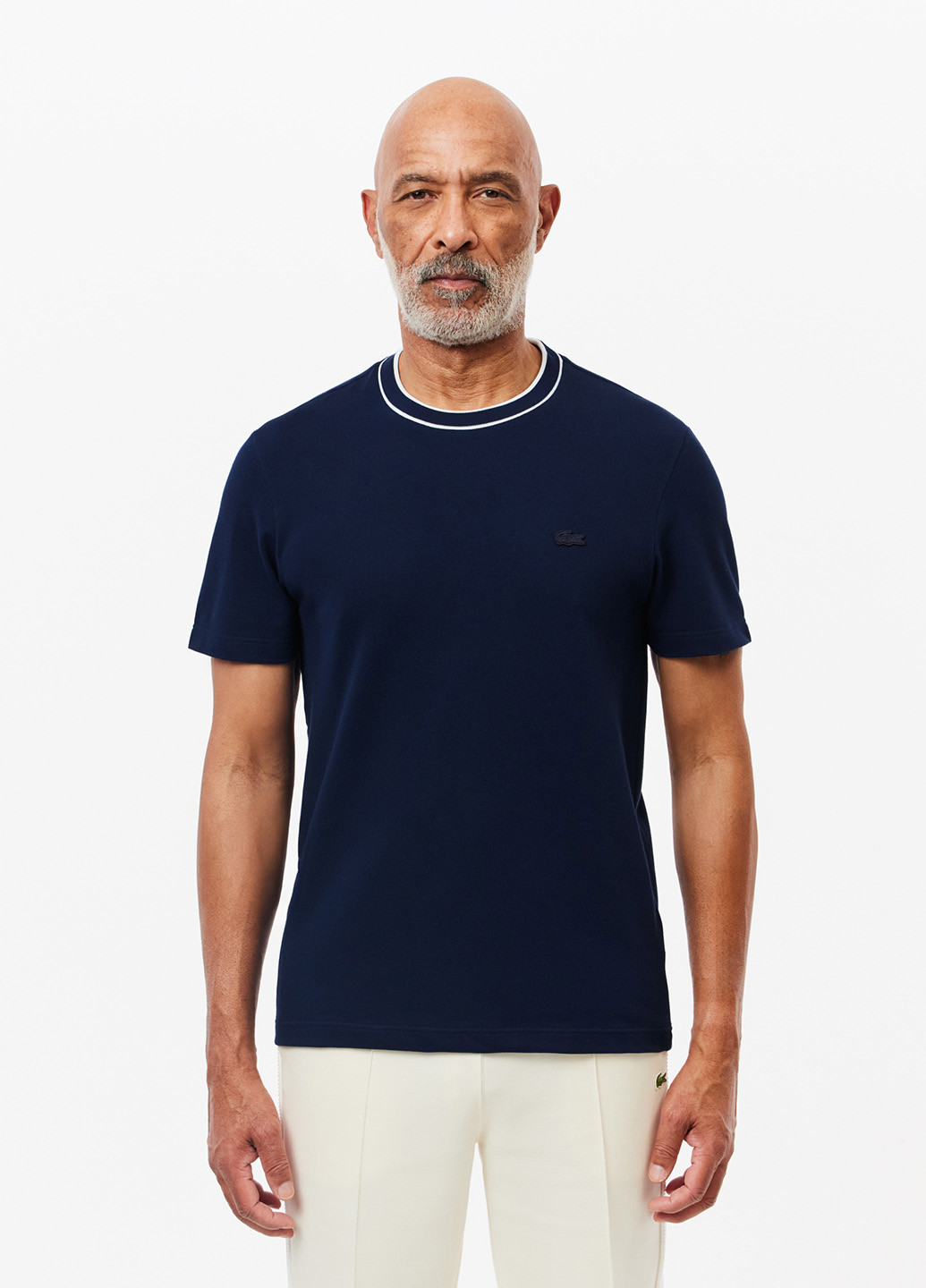 Темно-синяя футболка Lacoste