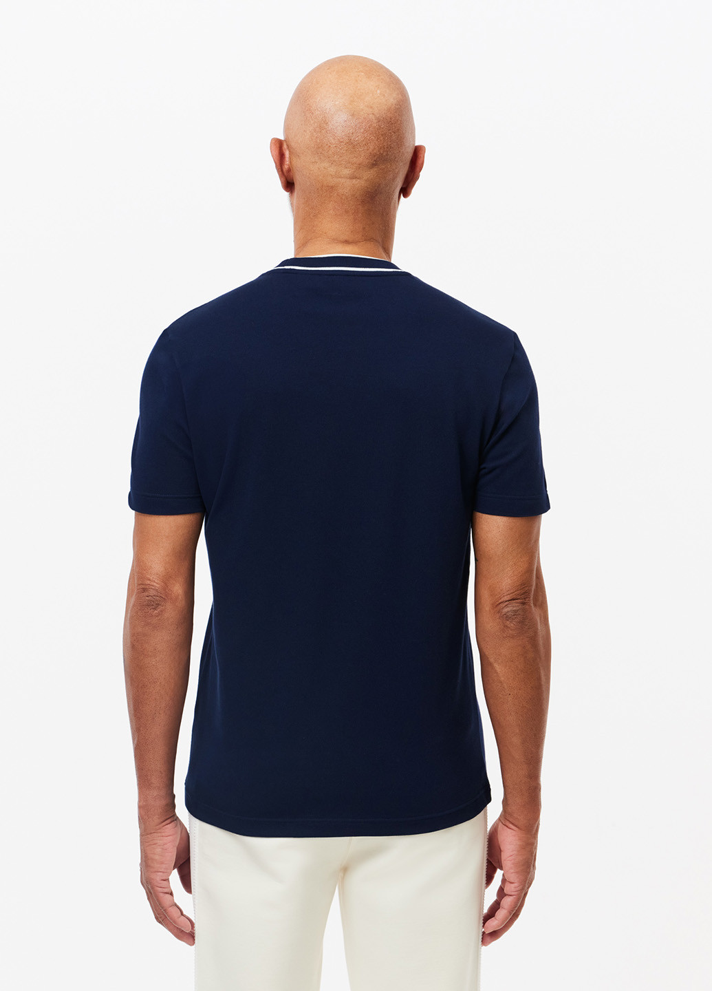 Темно-синяя футболка Lacoste