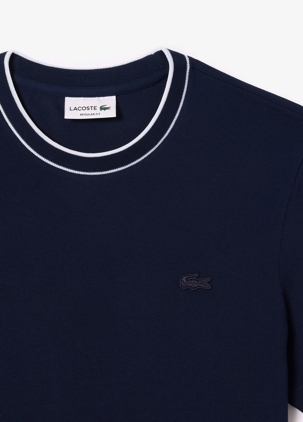 Темно-синяя футболка Lacoste