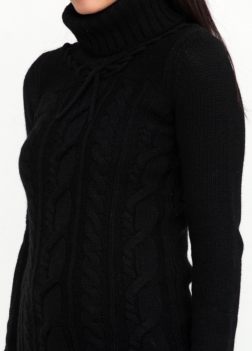 Черный демисезонный свитер Naf Naf
