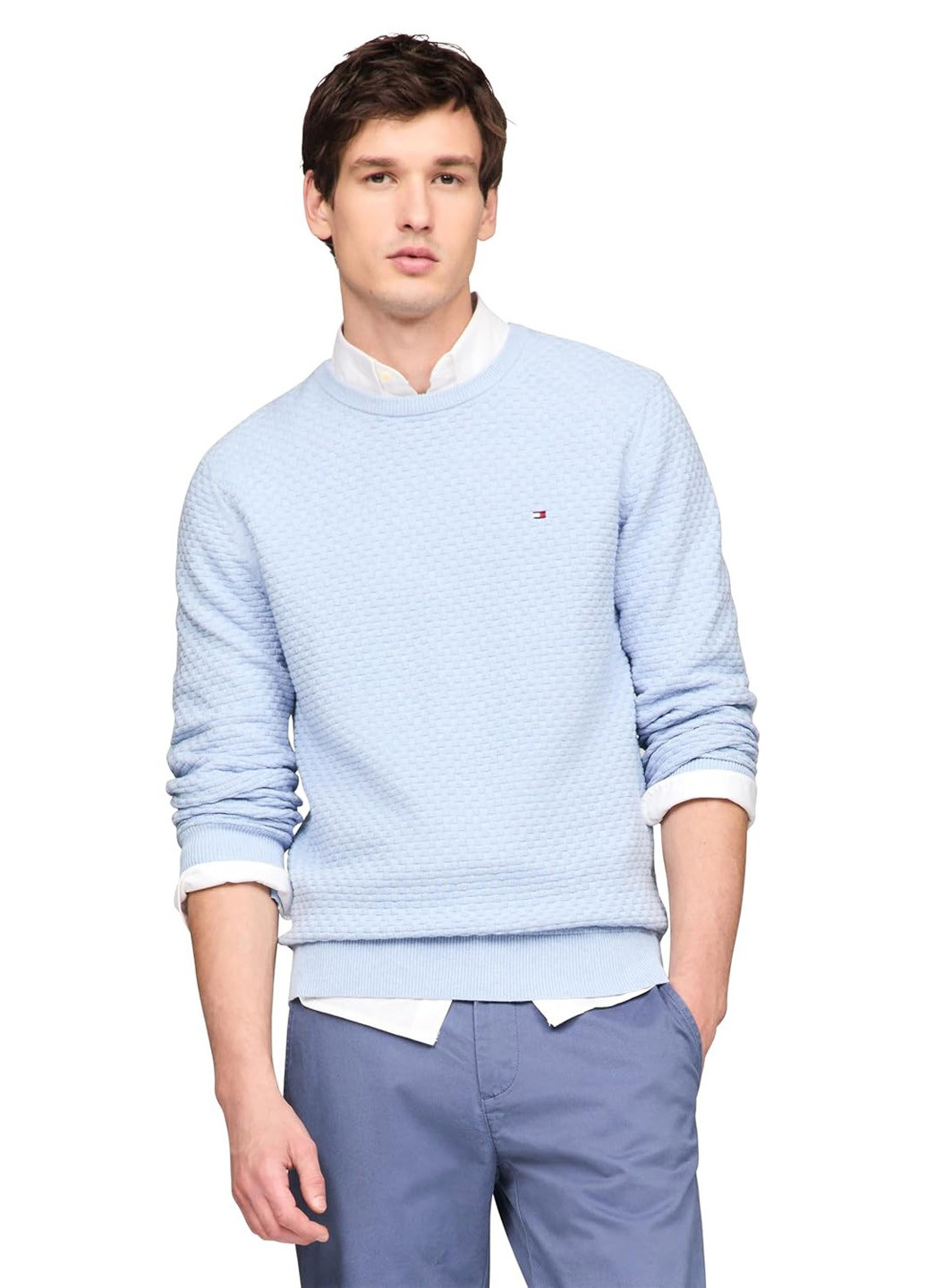Світло-блакитний демісезонний джемпер джемпер Tommy Hilfiger