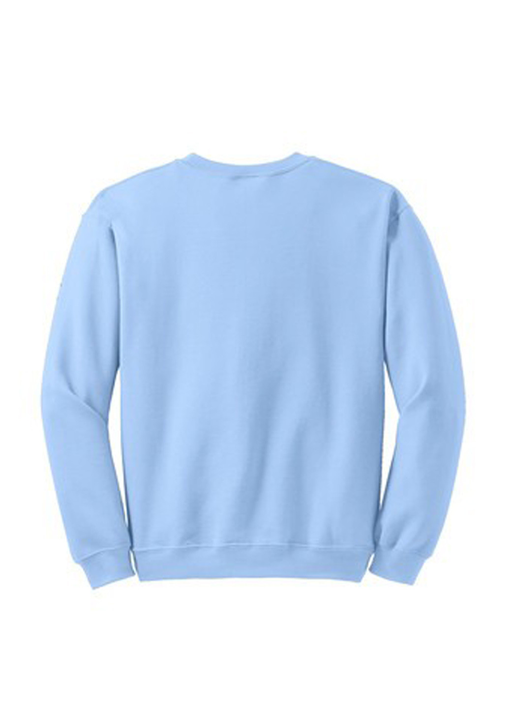 Голубой свитшот Gildan однотонный без декора (361960159)