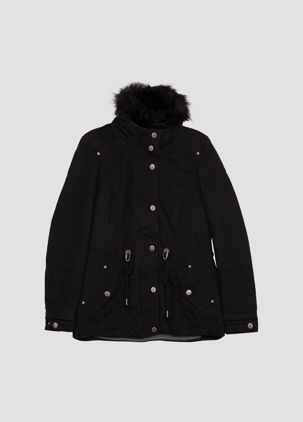 Чорна зимня куртка Dreimaster