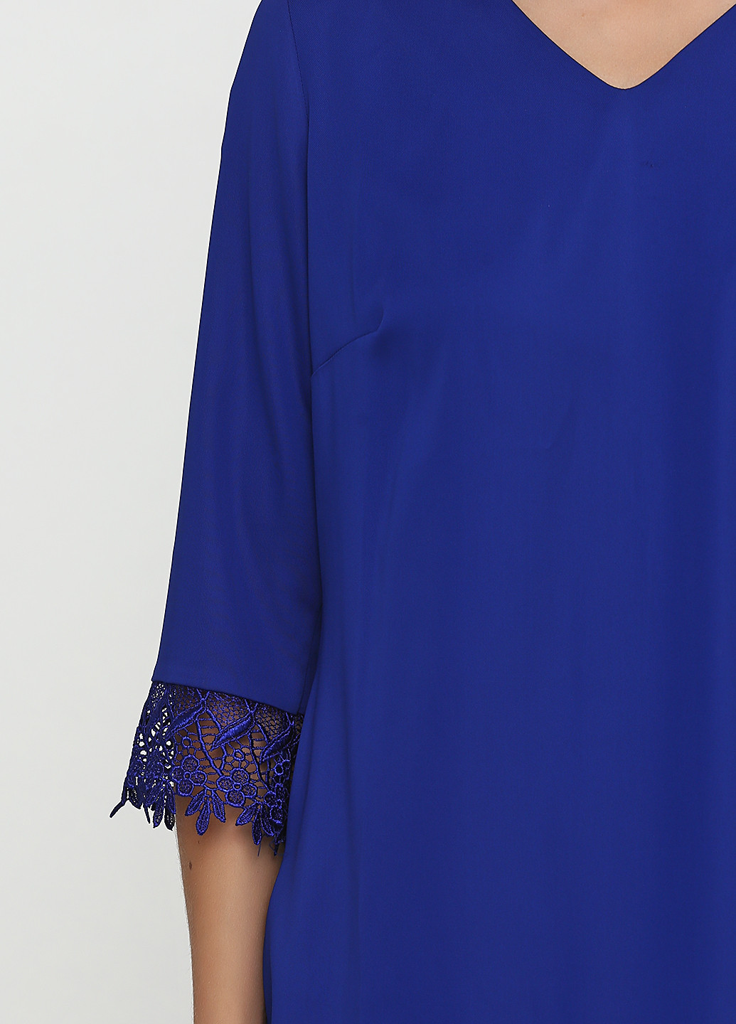 Темно-синее деловое платье платье-футболка Imperial однотонное