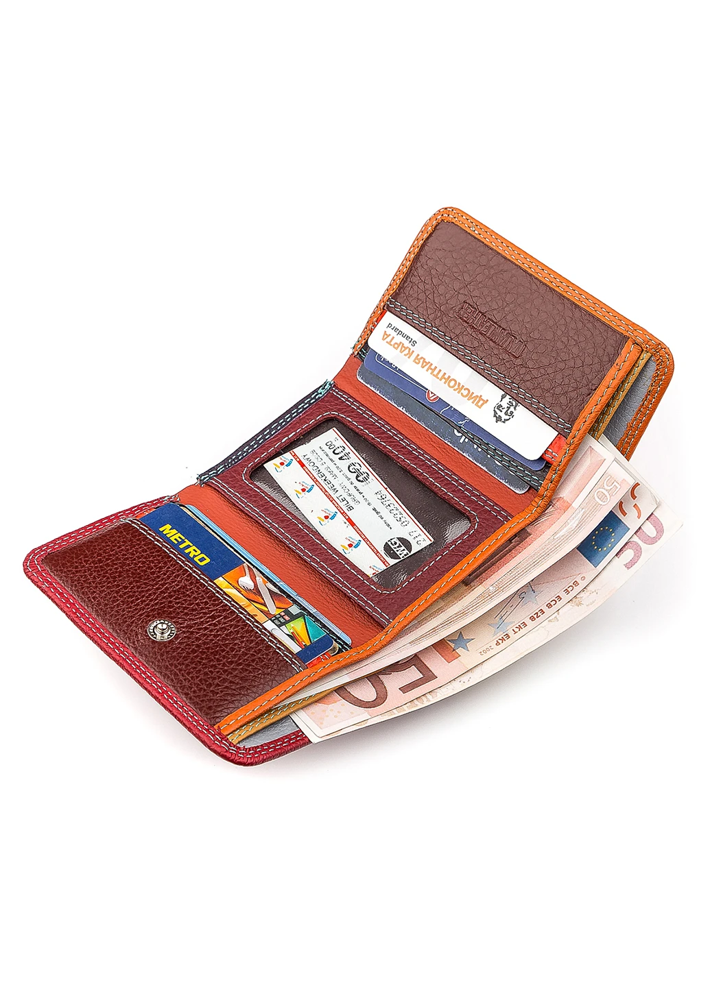 Женский кожаный кошелек 11х8,5х3,5 см st leather (229460658)