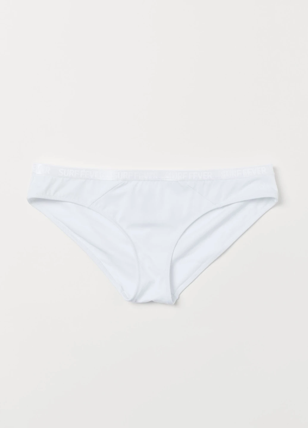 Белые купальные трусики-плавки однотонные H&M
