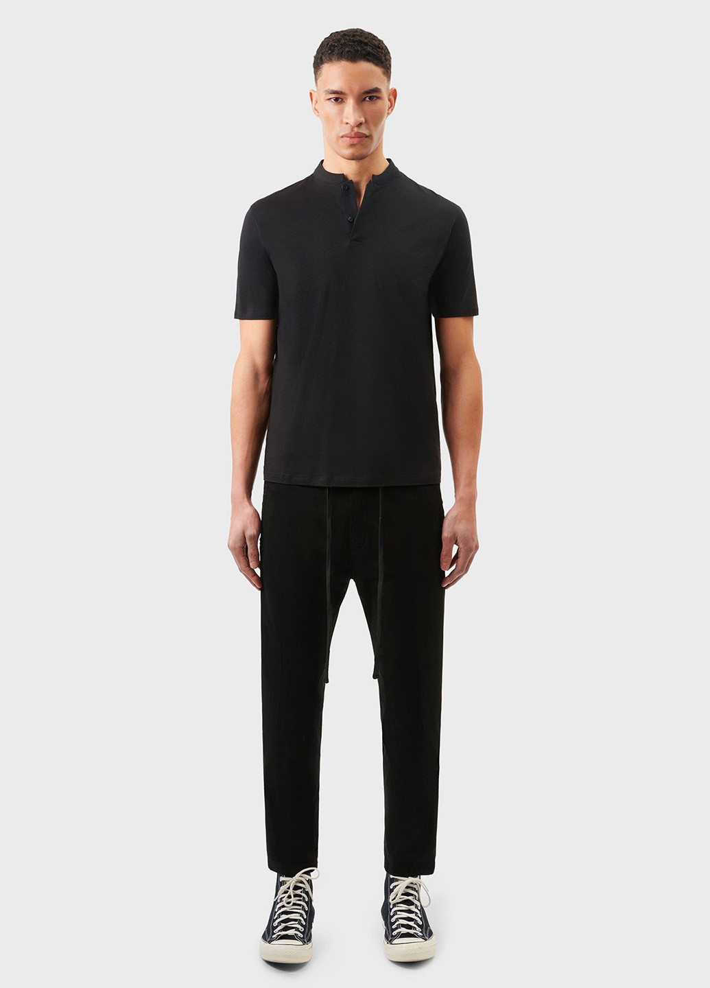 Чорна футболка Drykorn