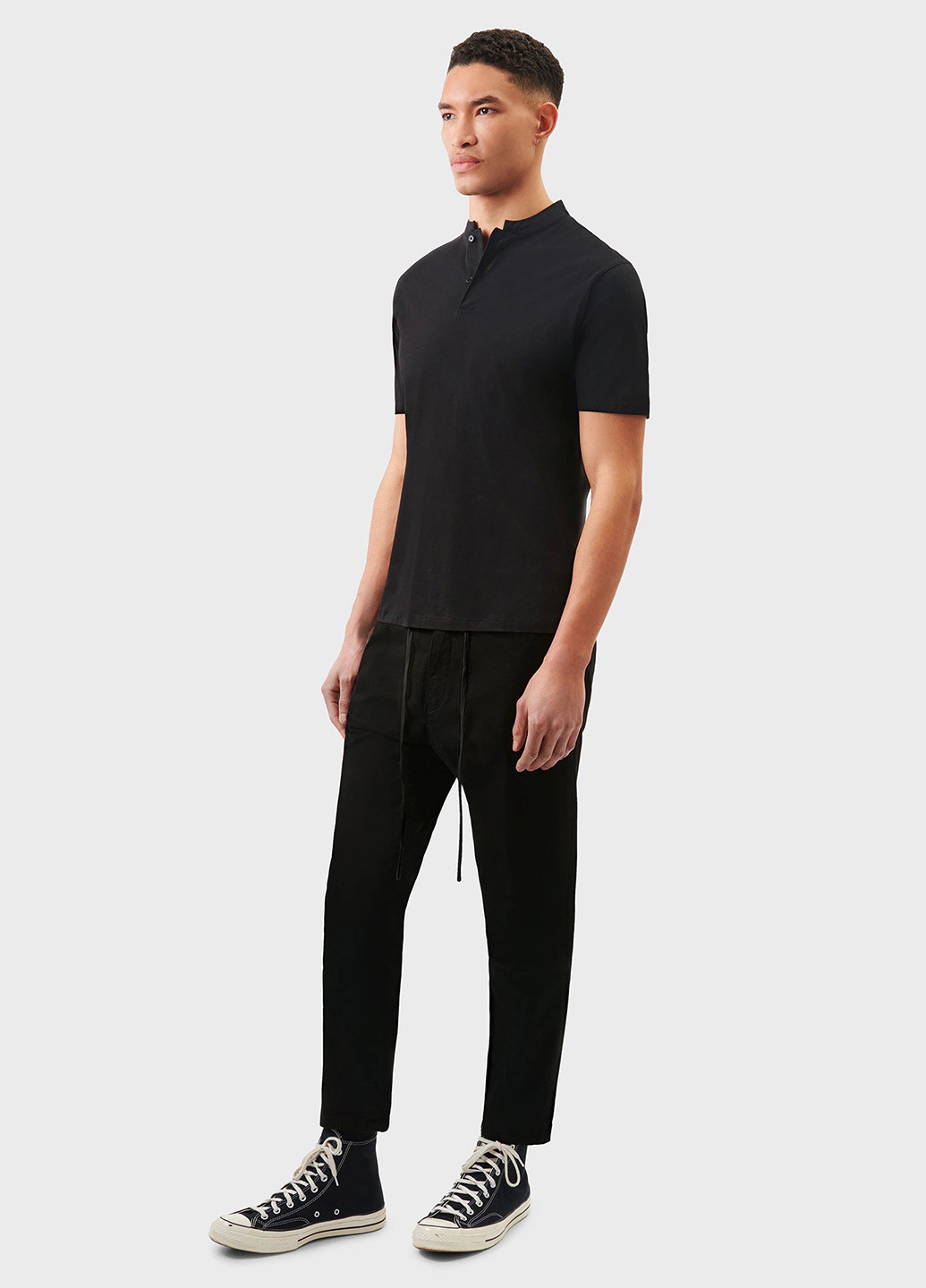 Чорна футболка Drykorn