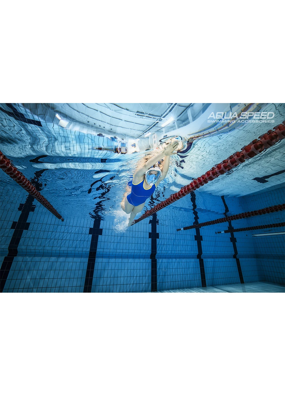 Полнолицевая маска SPECTRA 2.0 синий Жен S/M (5908217670700) Aqua Speed (254295992)