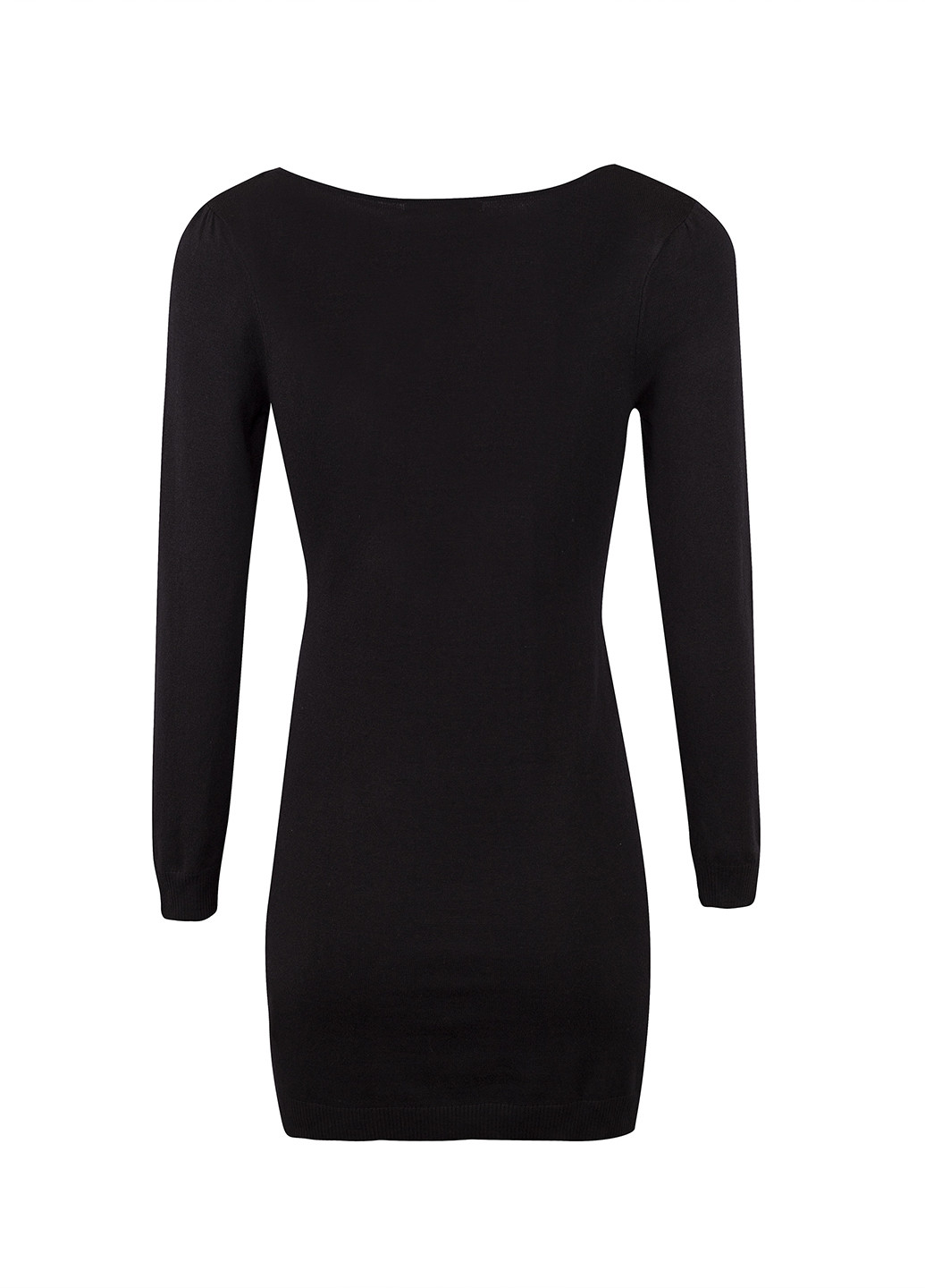 Черное кэжуал платье платье-свитер Glamorous однотонное