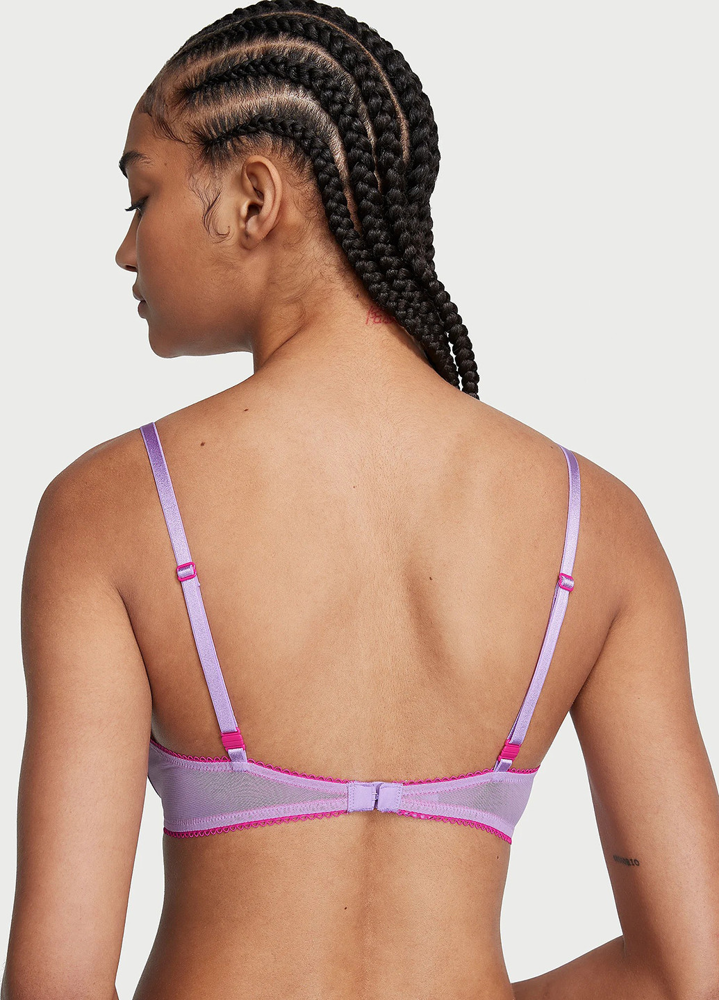 Сиреневый демисезонный комплект (бюстгальтер, трусики) Victoria's Secret