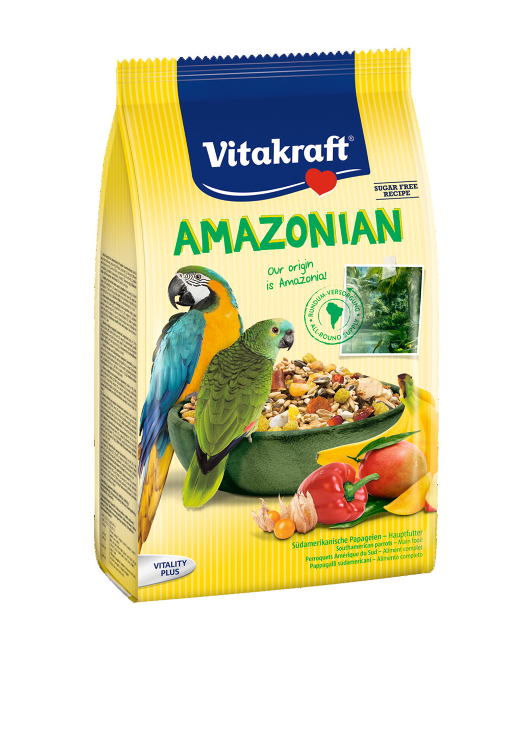 Корм для американского попугая AMAZONIA, 750 гр Vitakraft (142042204)