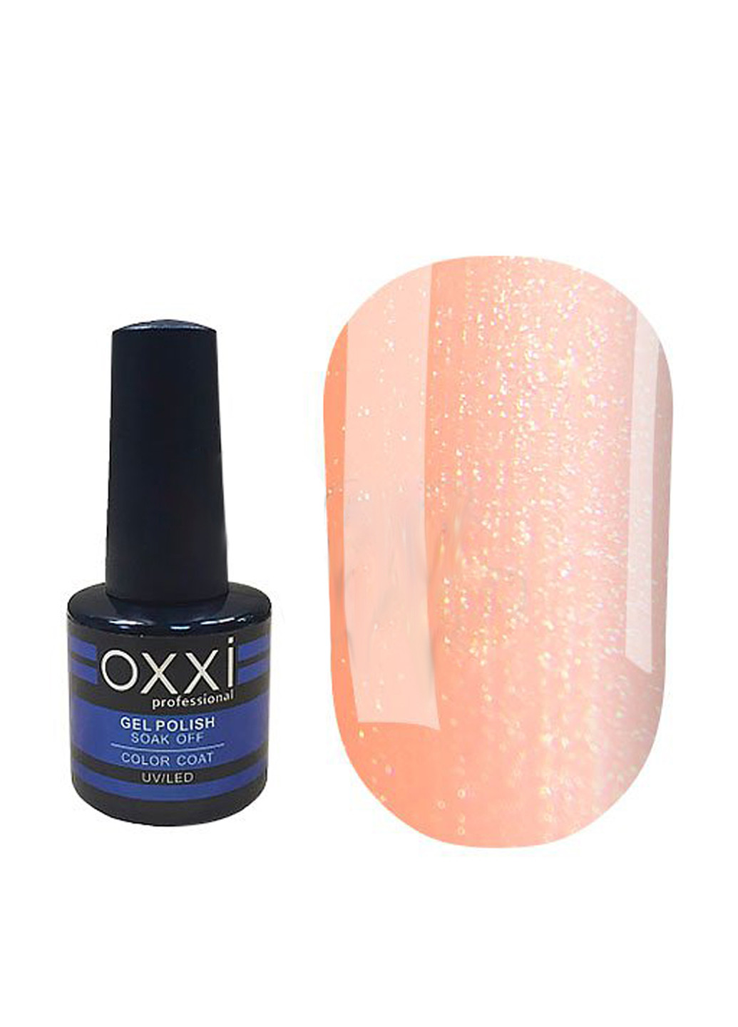 Гель-лак для ногтей №151 (нежный розово-персиковый с микроблеском), 8 мл OXXI (82320846)