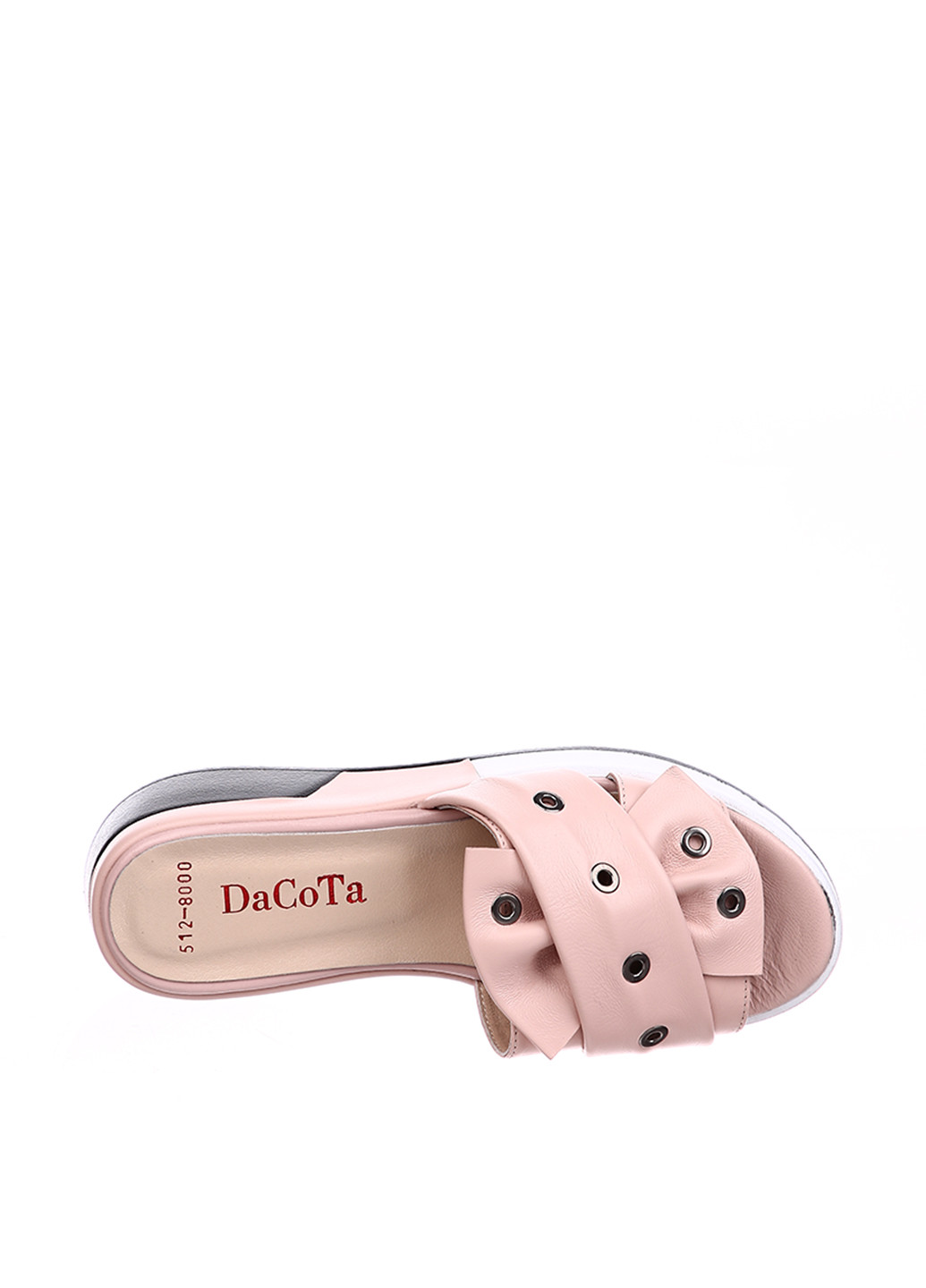 Розовые шлепанцы DaCoTa с перфорацией
