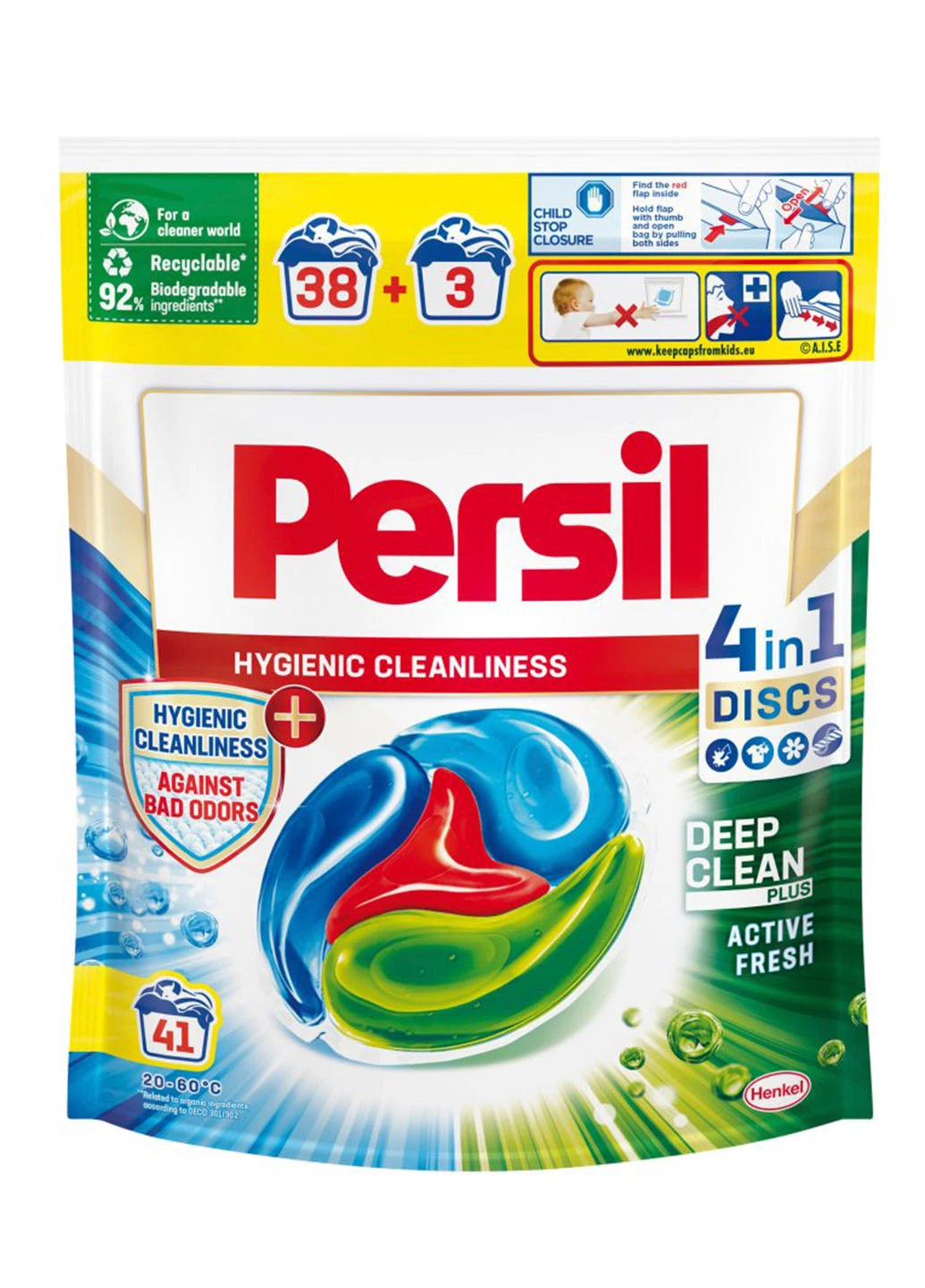 Капсулы для стирки Hygienic Cleanliness 41 стирка Persil (254289047)