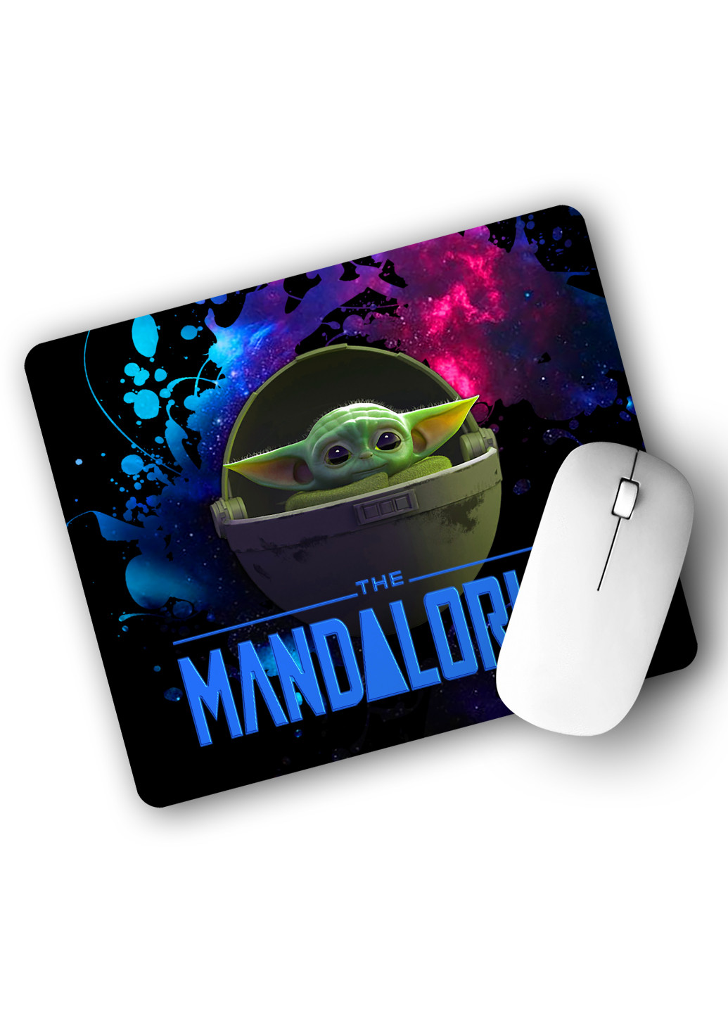 Коврик для мышки Мандалорец (The Mandalorian) (25108-1328) 22х18 см MobiPrint (222995198)