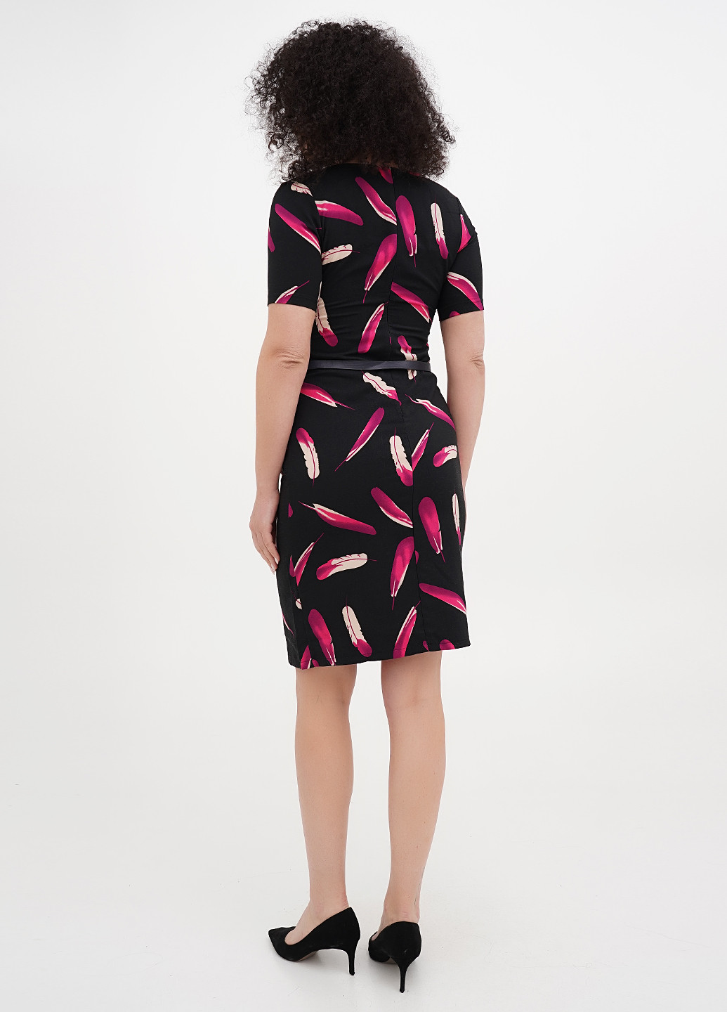 Чорна кежуал сукня футляр Imperial з малюнком