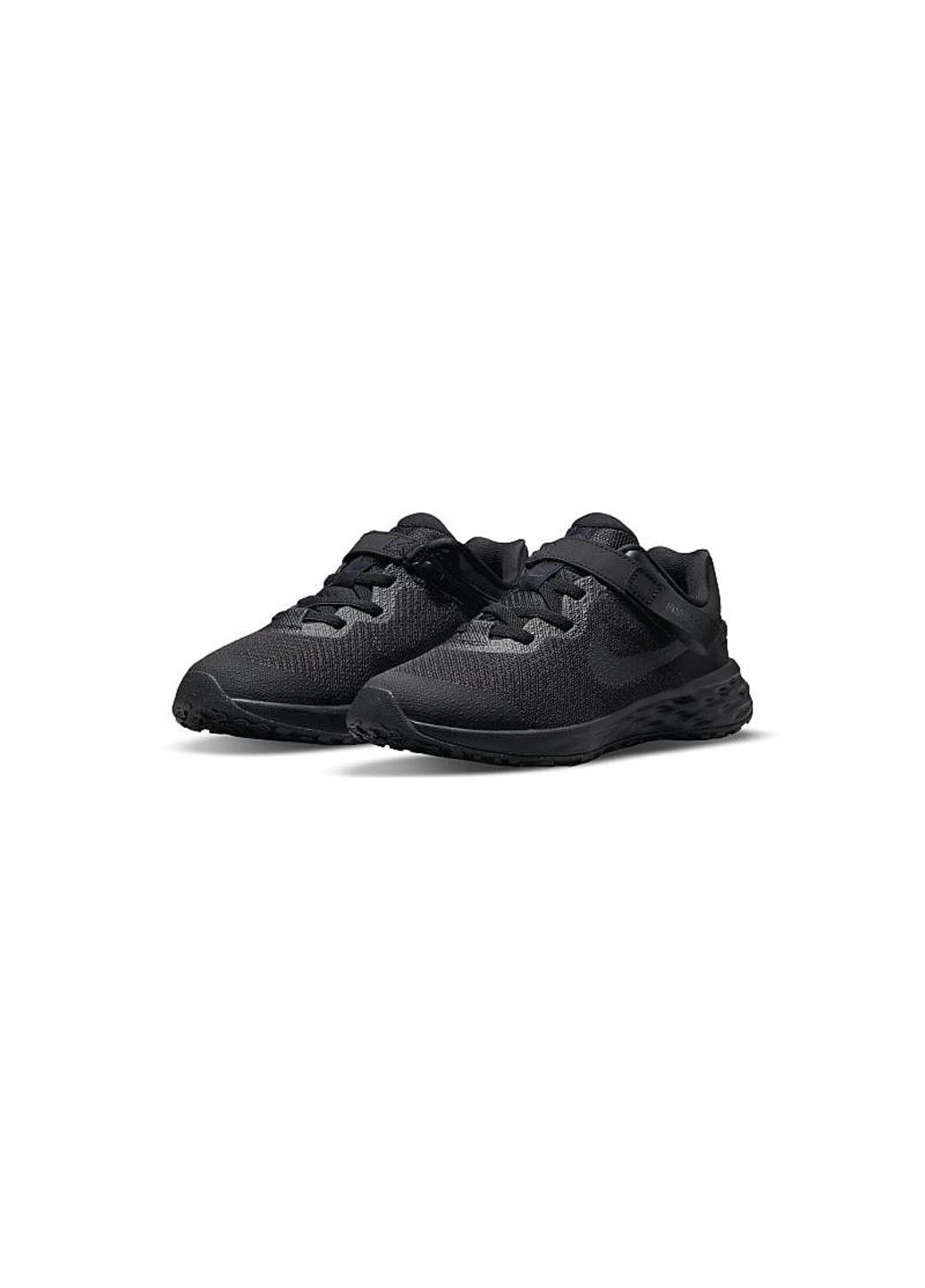 Чорні осінні кросівки dd1114-001 Nike REVOLUTION 6 FLYEASE