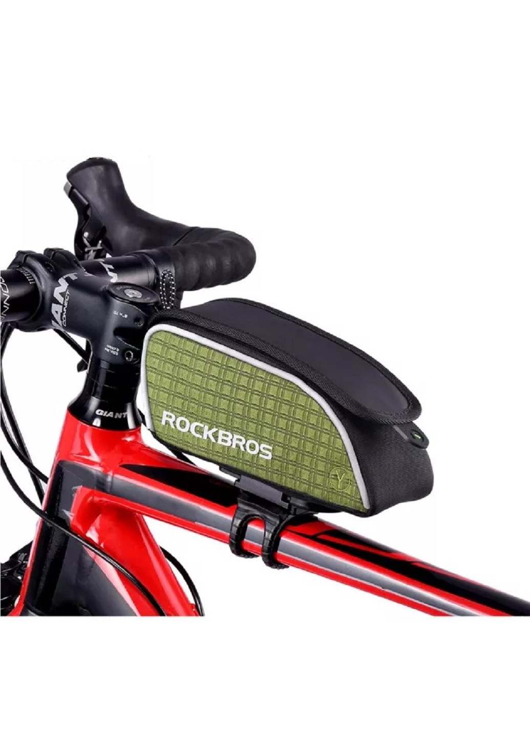 Велосумка сумка на раму велосипеда водонепроницаемая на магнитном зип зажиме 19х9х6 см (43634-Нов) Francesco Marconi (252791839)