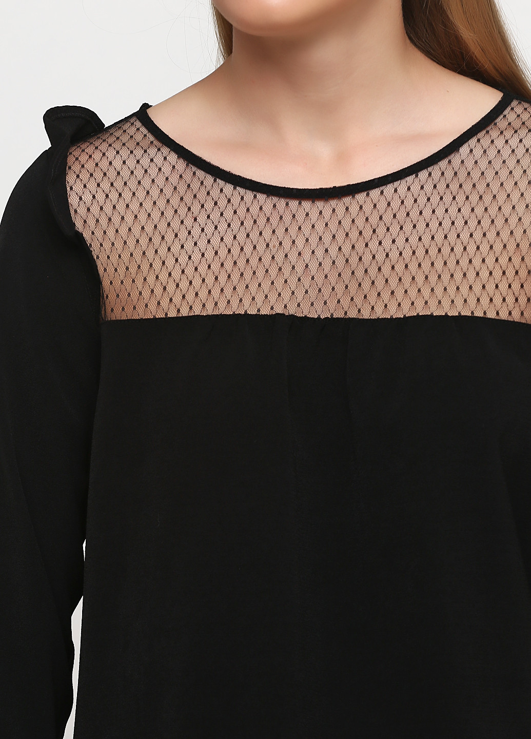 Черная демисезонная блуза Axara