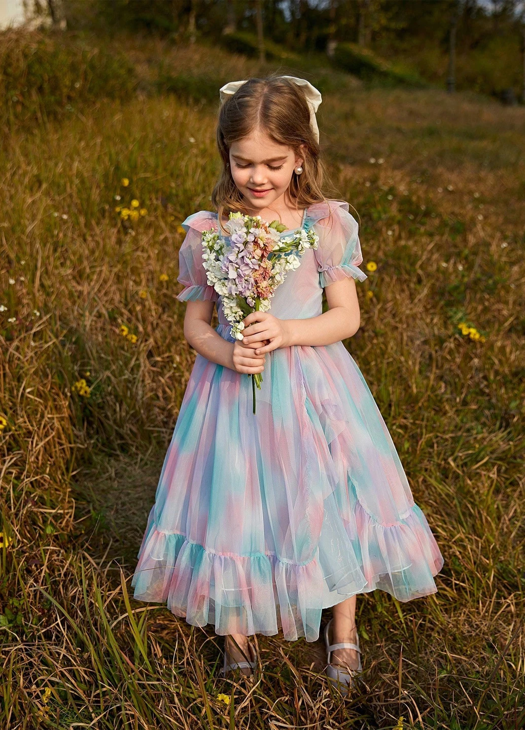 Блакитна сукня SHEIN (325263503)