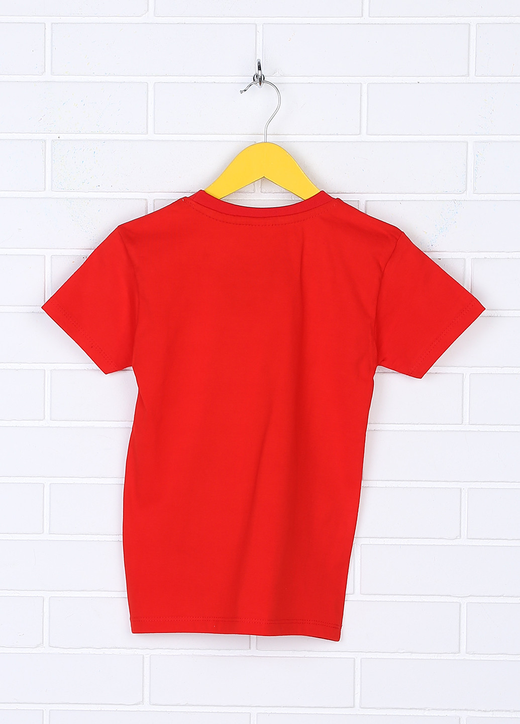 Красная летняя футболка с коротким рукавом Eren Bey