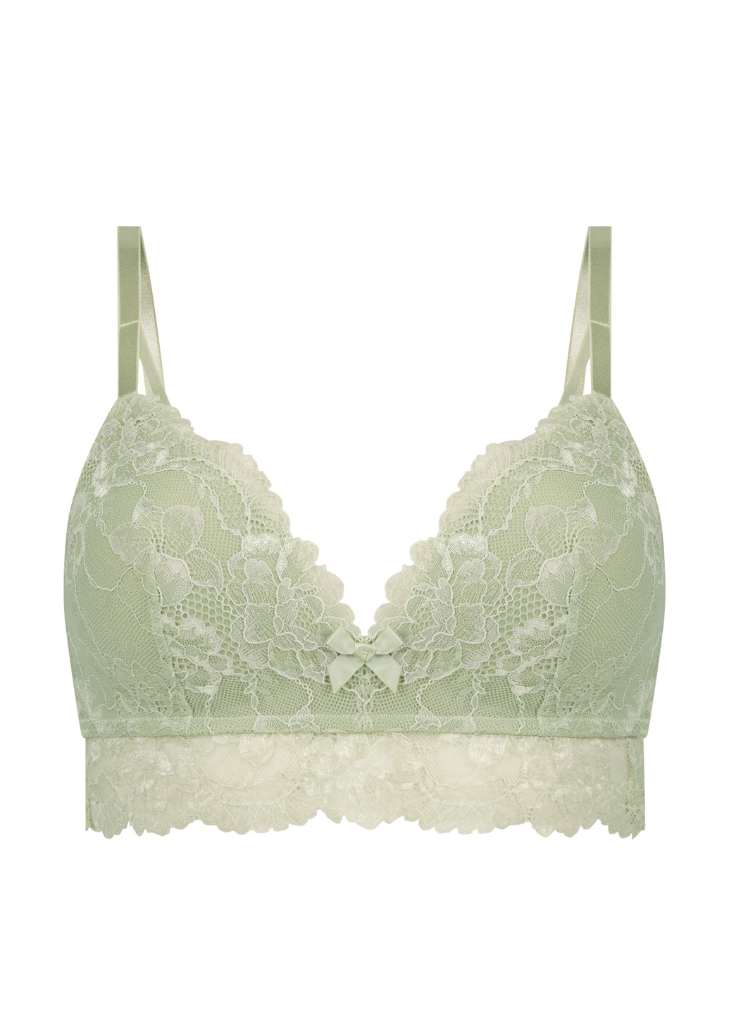 Фісташковий бралетт бюстгальтер Hunkemoller з кісточками поліамід